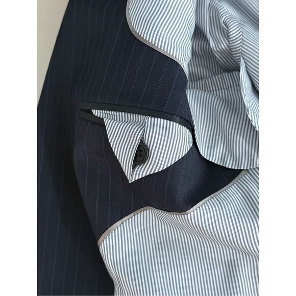 Brooks Brothers Blazer Jacket Mens 40 R Navy Explorer Regent Fit 2 Button EUC - Picture 10 of 16